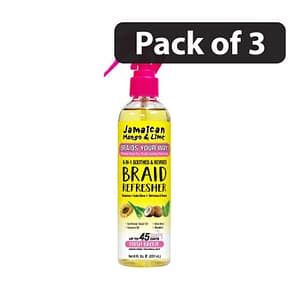 (Pack of 3) Jamaican Mango & Lime Braids Your Way Braid Soothes And Calms Braid Refresher 8oz