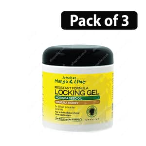 (Pack of 3) Jamaican Mango & Lime Resistant Formula Locking Gel 6oz