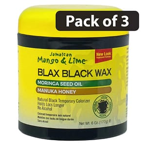 (Pack of 3) Jamaican Mango and Lime Blax Black Wax 6oz