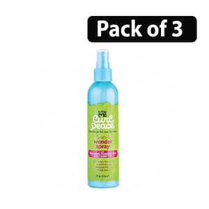 (Pack of 3) Just For Me Curl Peace 5-IN-1 Wonder Spray 8oz