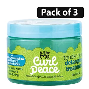 (Pack of 3) Just For Me Curl Peace Detangling Treatment 12oz