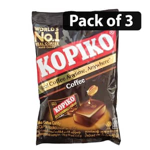(Pack of 3) Kopiko Coffee Candy (50pcs x 3.5g)