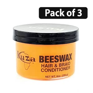 (Pack of 3) Kuza Beeswax Hair & Braid Conditioner 8oz