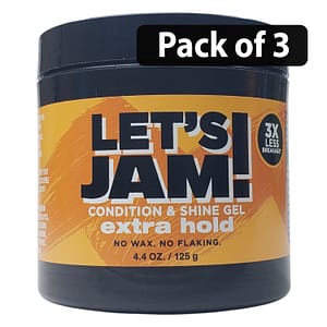 (Pack of 3) Let’s Jam Extra Hold Condition & Shine Gel 4.4oz