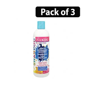 (Pack of 3) Luster’s Pink Kids Gentle Detangling Shampoo 12oz