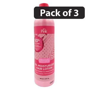 (Pack of 3) Luster’s Pink Oil Moisturizer Hair Lotion 12oz