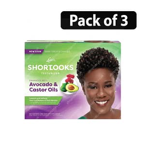 (Pack of 3) Luster’s Pink Shortlooks Texturizer Curl Softener