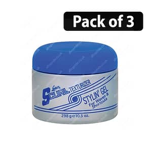 (Pack of 3) Luster’s Scurl Texturizer Stylin’ Gel 10.5oz