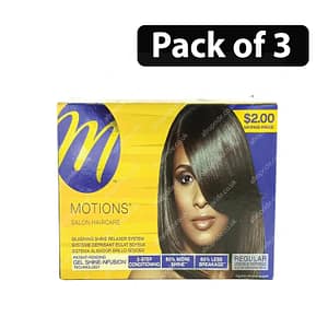 (Pack of 3) Motions Salon Haircare Relaxer System Regular