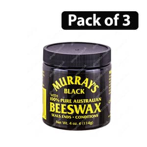 (Pack of 3) Murray’s Black Bees Wax 4oz