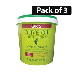 (Pack of 3) ORS Professional Olive Oil Creme Relaxer Normal 1.8kg