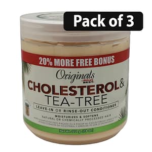 (Pack of 3) Originals Africa’s Best Cholesterol Tea-Tree Oil 18oz