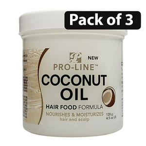 (Pack of 3) Pro-Line Coconut Oil Hair Food Formula 4.5 Oz