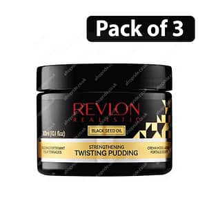 (Pack of 3) Revlon Twisting Strengthning Pudding Black Seed Oil 10 oz