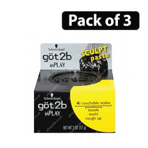 (Pack of 3) Schwarzkopf Got2b In Play Sculpt Paste 2oz