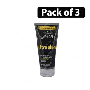 (Pack of 3) Schwarzkopf Got2b Invincible Styling Glue 6oz