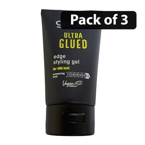 (Pack of 3) Schwarzkopf Got2b Ultra Glued Styling Gel For Edges 150ml