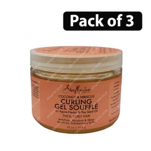 (Pack of 3) Shea Moisture Curling Gel Souffle 12oz