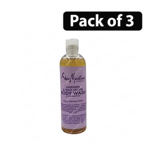 (Pack of 3) Shea Moisture Levander & Wild Orchid Body Wash 13oz