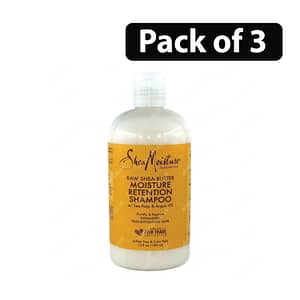(Pack of 3) Shea Moisture Raw Shea Moisture Shampoo 13oz
