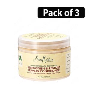 (Pack of 3) Shea Moisture Strengthen & Leave – In Conditioner 11.5oz