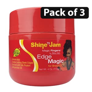 (Pack of 3) Shine ‘n Jam Edge Magic for Braidens 4oz