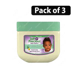 (Pack of 3) Soft & Precious Aloe & Vitamin E Nursery Jelly 13oz