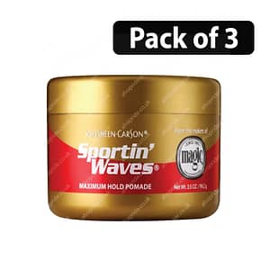 (Pack of 3) SoftSheen Carson Sportin' Waves Maximum Hold Pomade 3.5oz