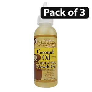 (Pack of 3) Ultimate Originals Therapy Coconut Oil Stimulating Growth Oil 4oz