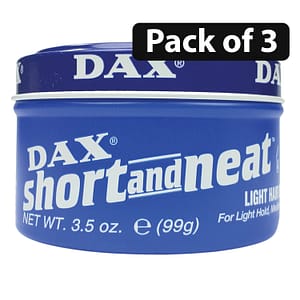 (Pack of 3) Dax Short And Neat Light Hair Dress 3.5oz (Pack of 3) Dax Short And Neat Light Hair Dress 3.5oz