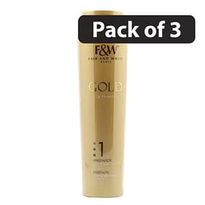 (Pack of 3) Fair & White Paris Gold Ultimate 1 Lotion 11.8oz