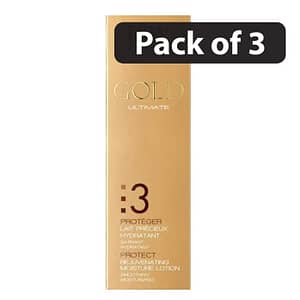 (Pack of 3) Fair & White Paris Gold Ultimate 3 Rejuvenating Moisture Lotion 500ml