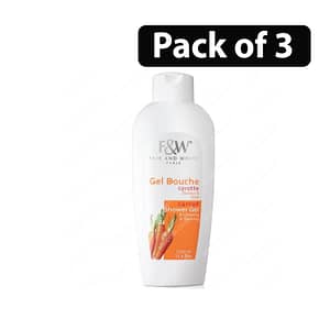 (Pack of 3) Fair and White Carrot Shower Gel 33.8oz