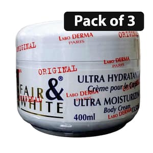 (Pack of 3) Fair and White Ultra Moisturizing 13.52oz
