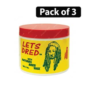 (Pack of 3) Lets Dred Beeswax 4oz