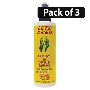 (Pack of 3) Lets Dred Braid Spray 8oz