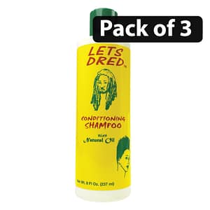 (Pack of 3) Lets Dred Conditioning Shampoo with Natural Oil 8oz