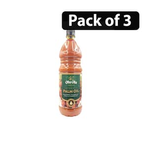 (Pack of 3) Olu Olu Authentic Palm Oil 1L