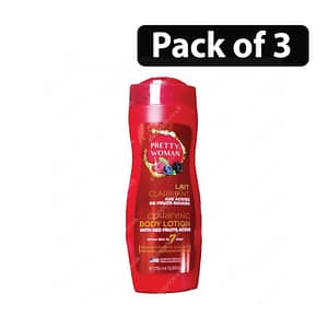 (Pack of 3) Pretty Woman Lait Clarifiant Aux Acides 12fl.oz