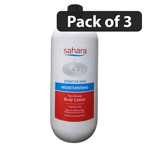 (Pack of 3) Sahara Moisturizing Non-Greasy Body Lotion 1L