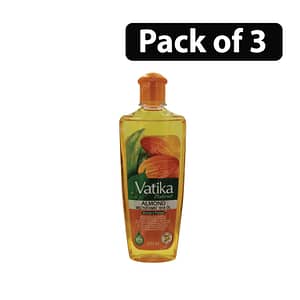 (Pack of 3) Vatika Naturals Multi Vitamin Hair Oil 200ml Almond