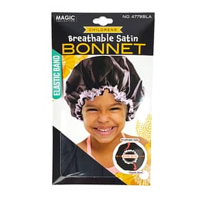 Magic Collection Children's Breathable Satin Bonnet 4779BLA