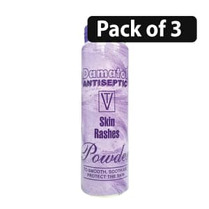 (Pack of 3) Damatol Antiseptic Skin Rashes Powder 100g