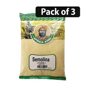 (Pack of 3) Africa King Semolina Coarse 1.5kg