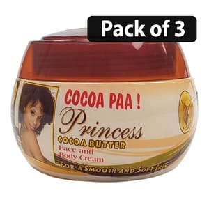 (Pack of 3) Cocoa Paa Princess Cocoa Butter Face & Body Cream 260g