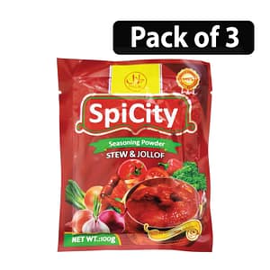 (Pack of 3) SpiCity Seasoning Powder Stew & Jollof 100g