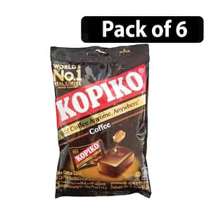 (Pack of 6) Kopiko Coffee Candy (50pcs x 3.5g)