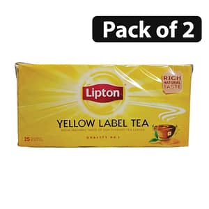 (Pack of 2) Lipton Yellow Label Tea 50g