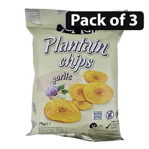(Pack of 3) Samai Plantian Chips 75g Garlic