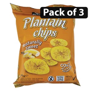 (Pack of 3) Samai Plantian Chips 75g Naturally Sweet